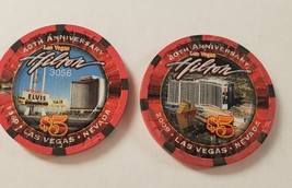 $5 Las Vegas Hilton Hotel 40TH Anniversary 1969-2009 - Elvis Casino Chip #3056 - $18.95