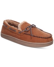 Club Room Men&#39;s Moccasin Slippers in Tan-Medium 8-9 - $26.13 CAD