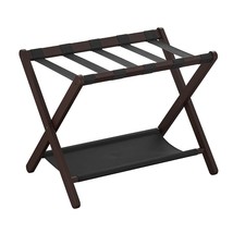 Luggage Rack, Bamboo Luggage Rack For Guest Room, Folding Suitcase Stand... - $91.99