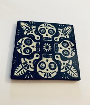 Color Y Tradicion Navy Blue & White Skull Design Ceramic Tiles - £1,734.36 GBP