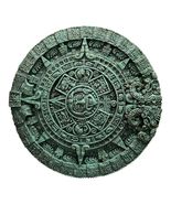 Aztec Calendar Stone Wall Plaque 12” Mayan Sun Stone Decorative Wall Art - $23.40