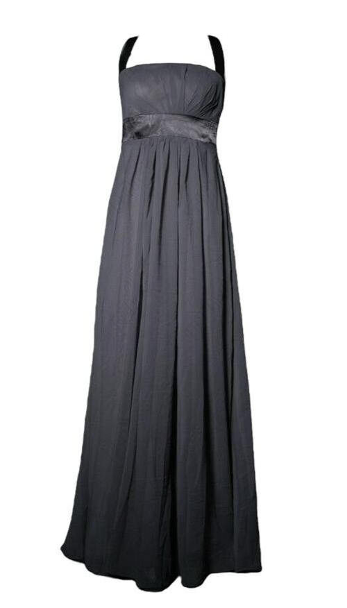 Primary image for Alfred Angelo Women's Halter Gown Dress LB-FB3026 Lined Size 8 Black