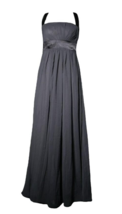 Alfred Angelo Women&#39;s Halter Gown Dress LB-FB3026 Lined Size 8 Black - £31.13 GBP