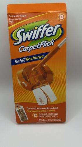 Swiffer Carpet Flick Carpet Sweeper Open Box 9 Remaining In Box Disconti... - $6.73