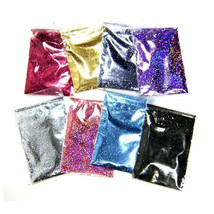 8 Glitter Remnants Grab Bag, Polyester Solvent Resistant 8 Pack Various ... - £7.00 GBP