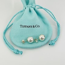 Tiffany &amp; Co HardWear Bead Ball Stud Earrings 10mm in Sterling Silver AUTHENTIC - £191.04 GBP