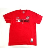 Washington Nationals MLB Majestic Men&#39;s AC Undefeated T-Shirt Red Size XL - £21.74 GBP
