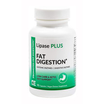 Dynamic Enzymes Lipase Plus Fat Digestion Enzymes, 90 Capsules - £24.94 GBP