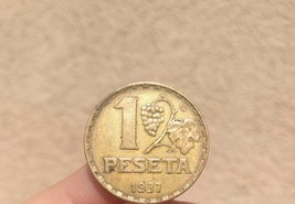 1 Peseta 1937 Good Grade - $9.00