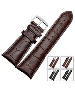 26mm Premium Genuine Leather Black/Brown Watch Strap/Watchband (+ Change... - $31.60 CAD+