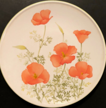 NORITAKE Japan Bright Side 9079 White Retired Poppy Floral Dinner Plate ... - £6.04 GBP