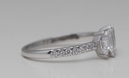 14K White Marquise Duchess 3 Center Stone Diamond Engagment Ring 0.72 Ct F Vs1 - £1,799.38 GBP