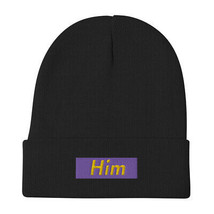 AUSTIN REAVES I&#39;m Him EMBROIDERED BEANIE One Size Knit Cap Lakers Basket... - £18.78 GBP