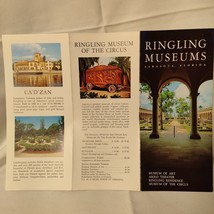 ❤️Vintage Travel Brochure Ringling Museums of Art Sarasota Florida - £4.62 GBP