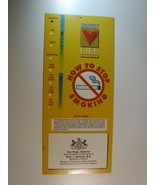 Healthy Life Guide | How to Stop Smoking Slider Brochure | 1992 Pennsylv... - $15.00