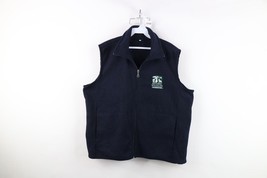 Vintage 90s Mens Large Spell Out National Wildlife Federation Fleece Ves... - $37.83