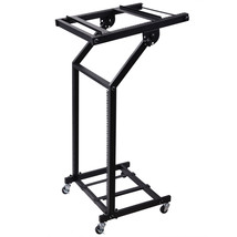 16U 19&quot; Rack Mount Mixer Stand Studio Cart Stage Amp Adjustable Stage Pa... - $152.99