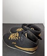 fila vulc 13 Mid Black And Gold - $24.84