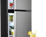Apartment Size Fridge With Freezer, 3.5 Cu.Ft Double Door Refrigerator W... - $481.99