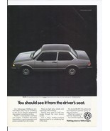 1983 VOLKSWAGEN Wolfsburg Limited Edition Jetta Print Ad Automobile c 8.... - £14.56 GBP