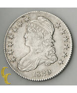 1829 Capped Bust Silver Half Dollar 50c (AU) About Uncirculated Condition - €464,89 EUR