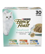 Purina Fancy Feast Classic Pate, Wet Cat Food, Seafood, 3 oz Cans (30 Pa... - $61.26 CAD