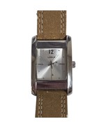 Lorus LR1013 Women's Quartz 24mm Watch Tan Leather Band Japan Mvt New Battery - $426.70 MXN