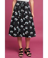 NWT ANTHROPOLOGIE ZADIE LACE-UP FLORAL PRINT MIDI SKIRT by MAEVE 4 - £60.66 GBP
