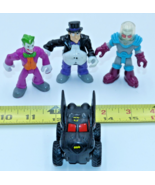 Imaginext 3 Batman Villian Action Figure Lot DC SuperFriends + Monster B... - £9.38 GBP