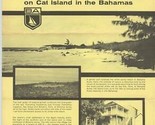 Bahama Acres Real Estate Investment Brochures 1950&#39;s Cat Island The Bahamas - £45.15 GBP