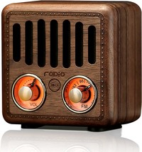Retro digital FM radio mini Bluetooth speaker old fashioned classic style - £35.85 GBP
