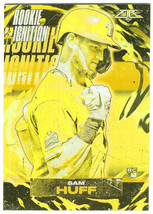 2021 Topps Fire #RI-14 Sam Huff Texas Rangers Rookie Ignition Gold Minted - £1.57 GBP
