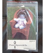 Plaza Square and Co Doll Sewing Pattern #012 Macie Liz Cloth Doll 1982 - £7.46 GBP