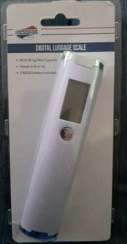 American Tourister Digital Luggage Scale 88lbs Max Compacity NEW - $3.56
