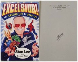 Stan Lee Signed 2002 Excelsior Hardcover Book Ltd Ed 993/3000 - £272.65 GBP