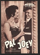 Pal Joey-Illustrierte Film-Buhne-German language-Columbia-Starring  Frank Sin... - $20.37