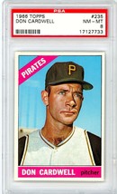 1966 Topps Don Cardwell #235 PSA 8 P1356 - £18.48 GBP