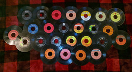 Pop and Vocal 45&quot; rpm record lot, set of 23 records, Various Artists - £14.87 GBP
