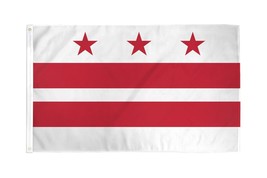 3x5 Ft Polyester District of Columbia D.C. Capital State Flag - Washington DC - £10.99 GBP