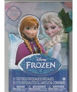 Disney Frozen Tattoos &amp; Stickers - 31Temporary Tattoos + 26 Stickers - $9.46 CAD