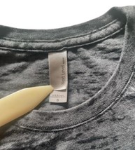 ESPN Womens Burnout Tee Shirt Gray Logo Graphic Size Small NWOT image 5