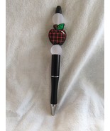 Beaded Apple Pen with Heart Notepad Great Teacher Gift - €6,99 EUR