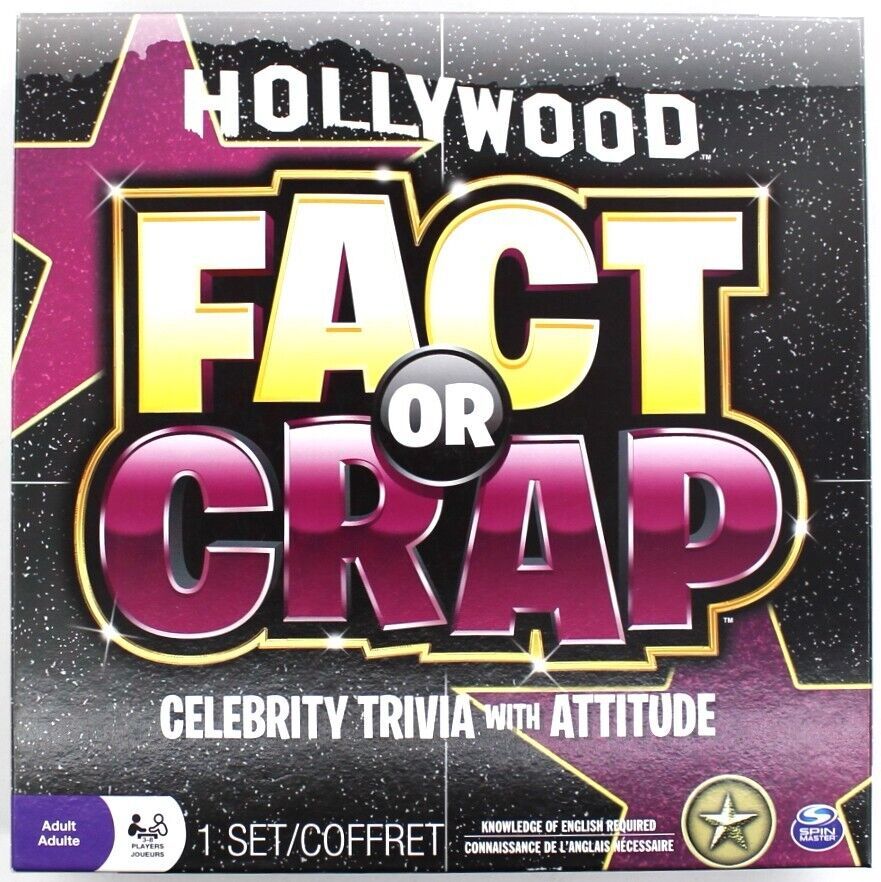 Fact or Crap Hollywood Edition Board Game - $9.99