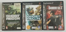 Tom Clancys Ghost Recon PS2 Game Lot Of 3 Titles See Description For Titles - £14.59 GBP