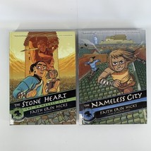 Nameless City Stone Heart Faith Erin Hicks Lot of 2 Hardcover First Edition HC - £22.62 GBP