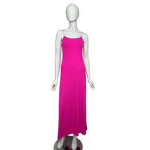 Miss Selfridge Pink Dress Maxi Slip Size 4 Sleeveless No Slit - $377.68 MXN