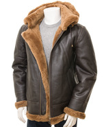 Men&#39;s Brown &amp; Ginger Sheepskin Jacket Salcombe - $80.00
