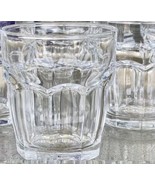 Stackable Clear Juice Glasses Half Panel Short Whiskey Glasses Set of 2 - $13.43 CAD