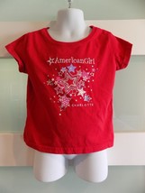 American Girl Place Charlotte Red SS Shirt Size XS (6) Girl&#39;s EUC - $18.25