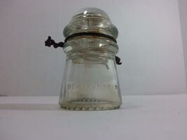 Vintage MEMINGRAY - 9 Glass Electrical Insulator 9C-9 (Aqua Blue, Made i... - $14.80